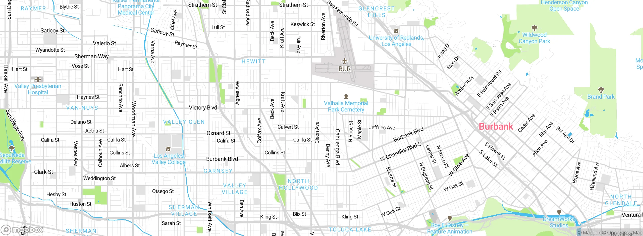 Map showing approximate location