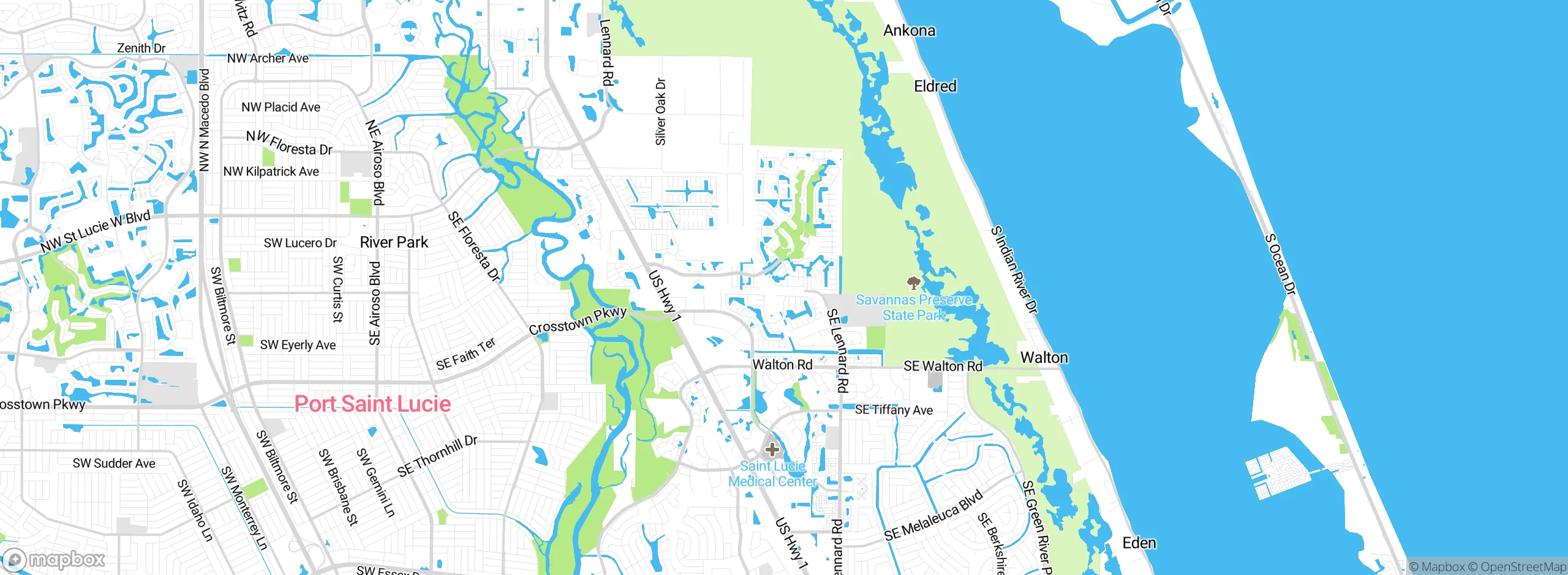 Map showing approximate location