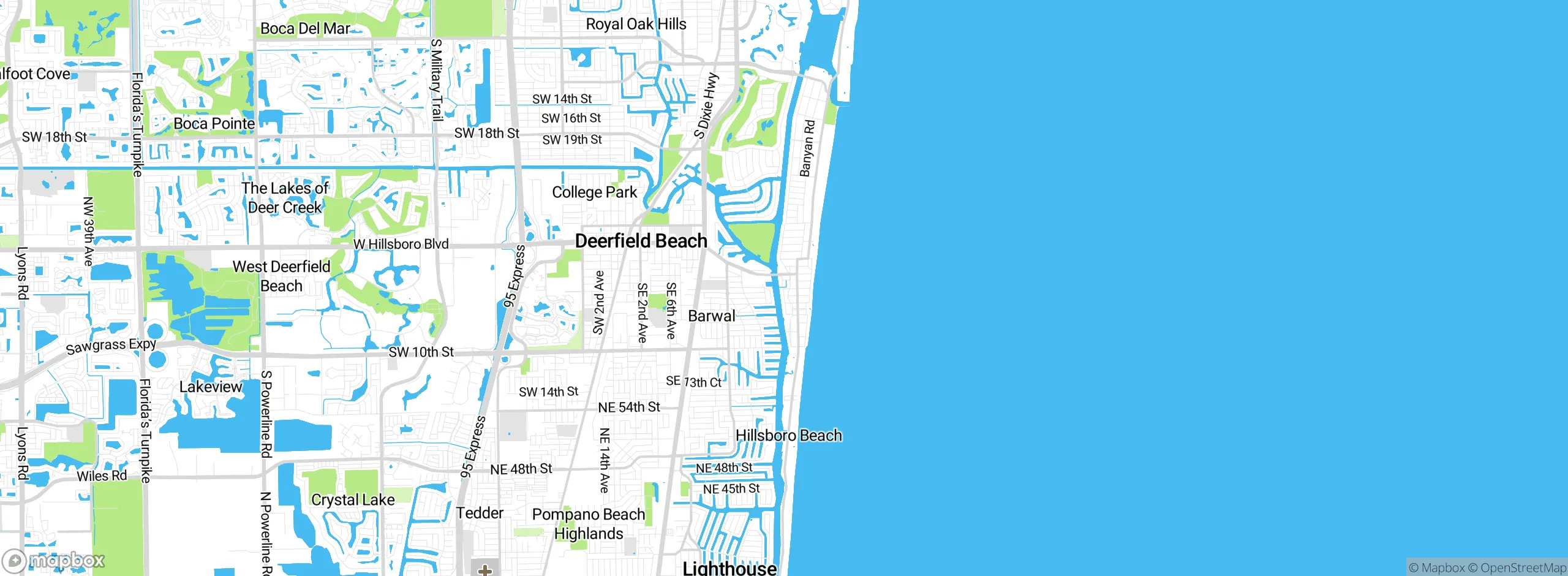 Map showing approximate location