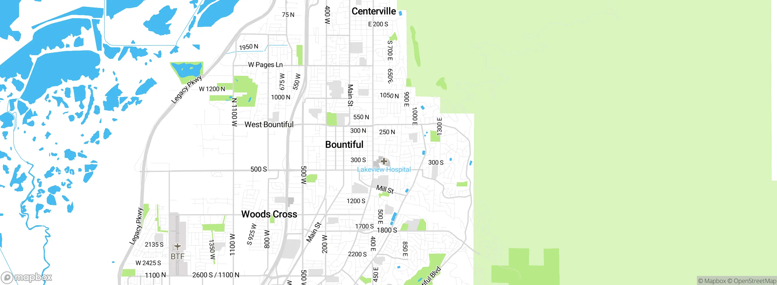 Map showing approximate location