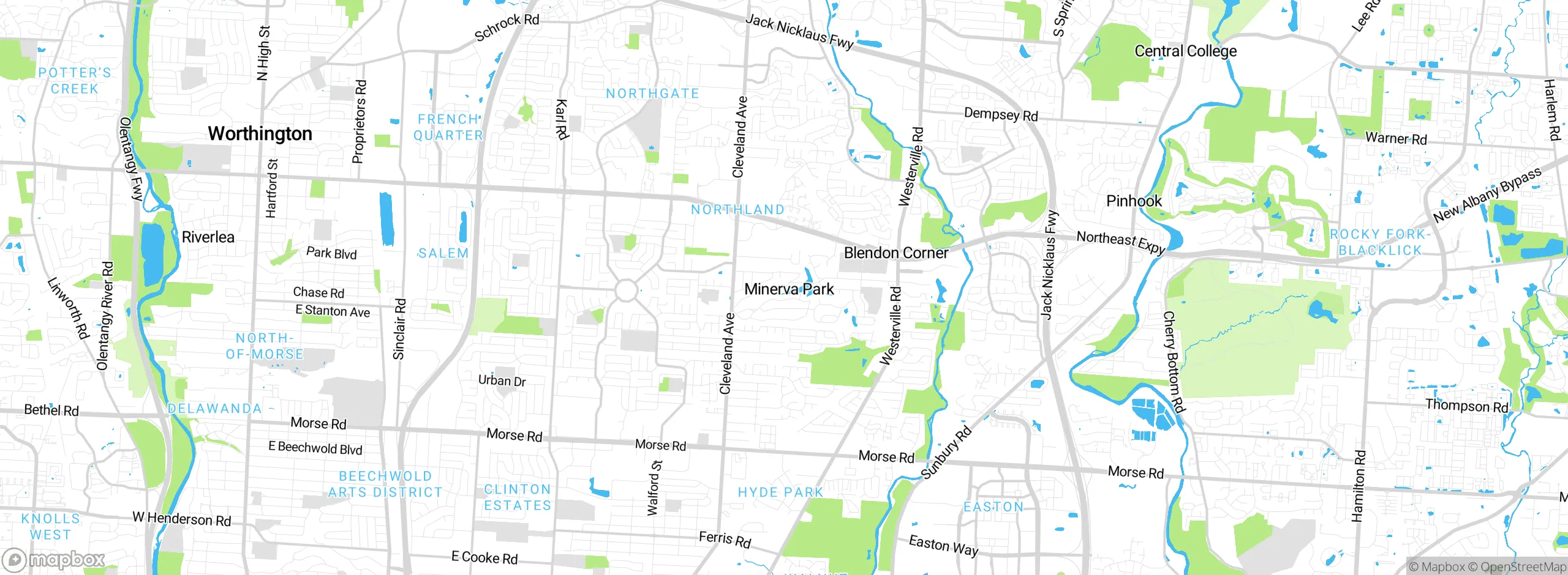 Map showing approximate location