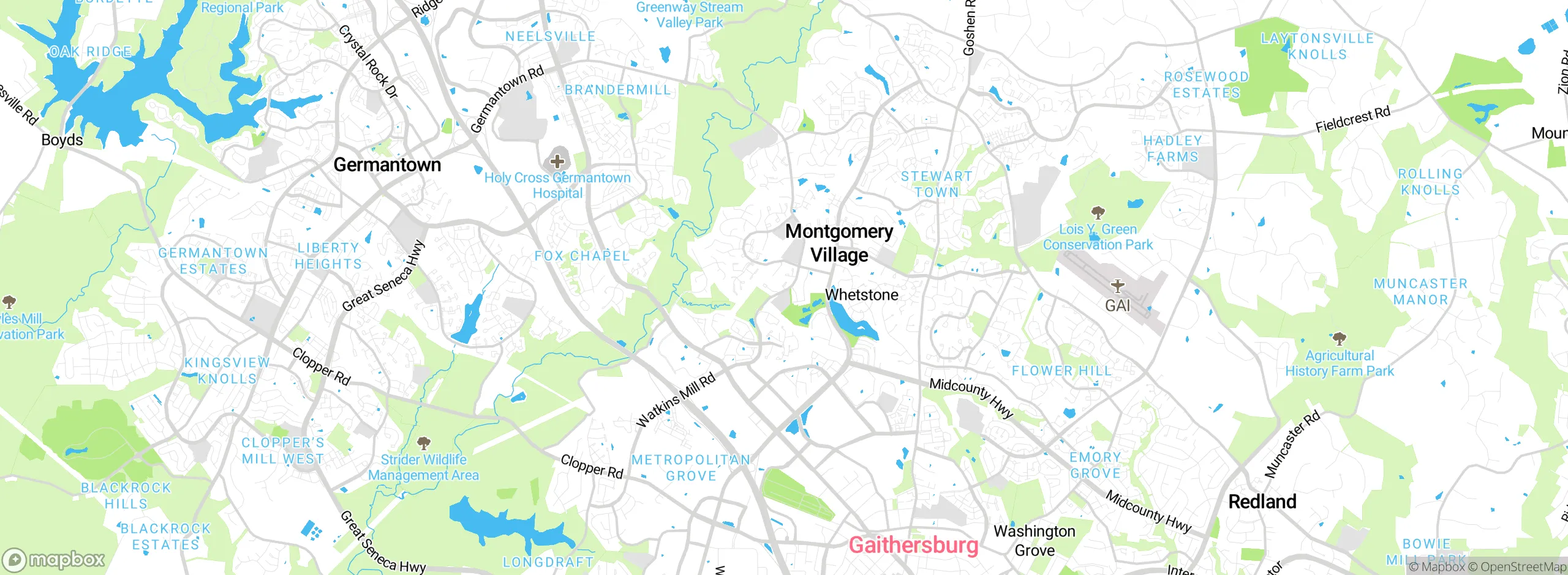 Map showing approximate location
