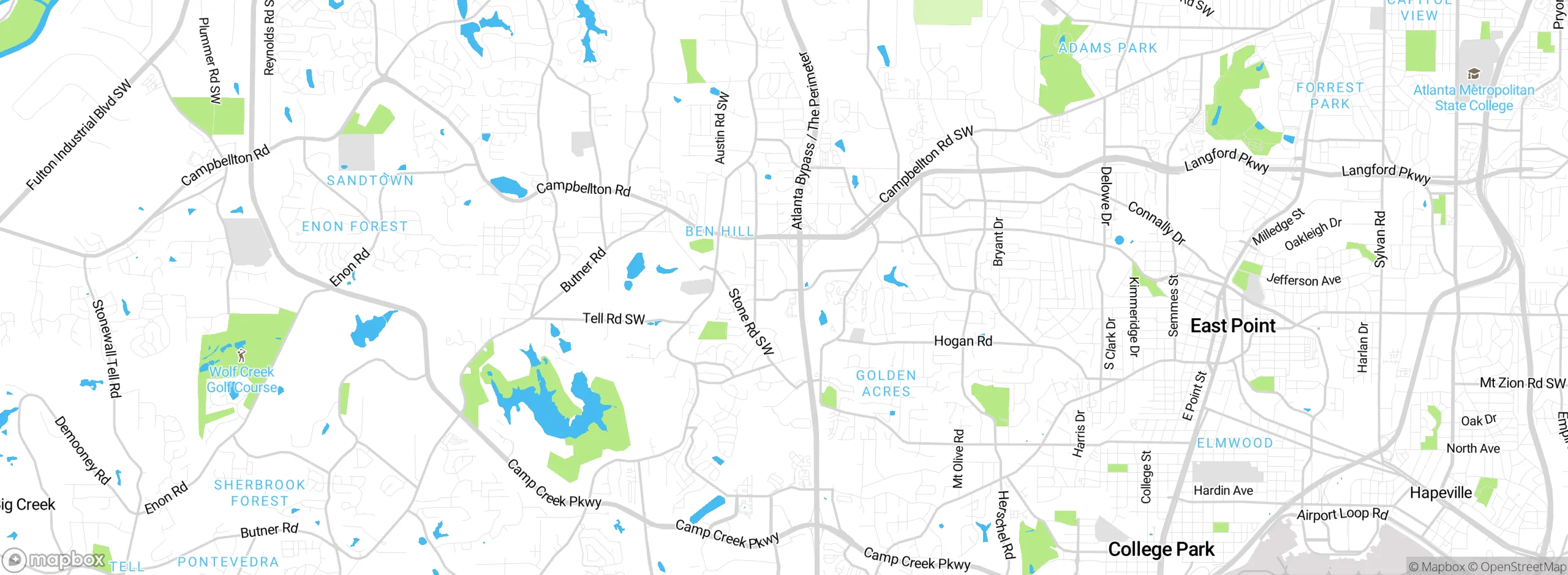 Map showing approximate location