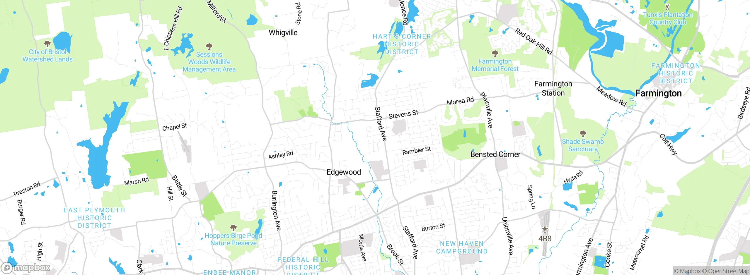 Map showing approximate location