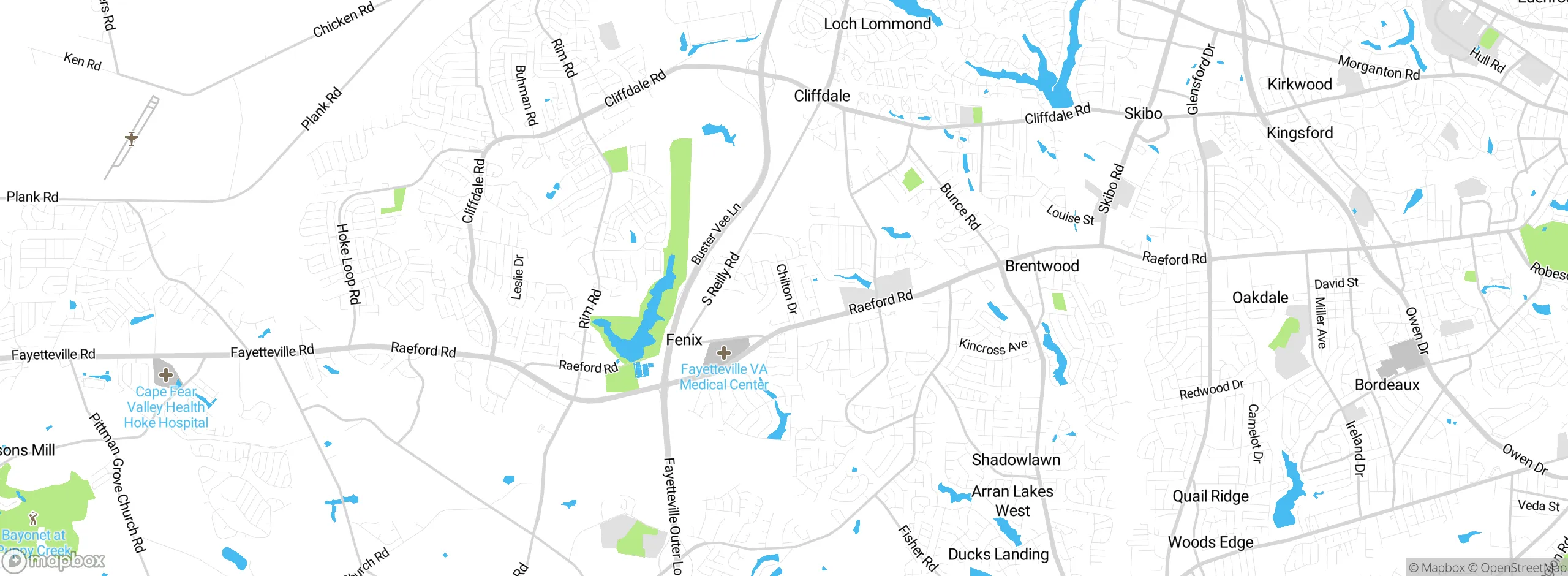 Map showing approximate location