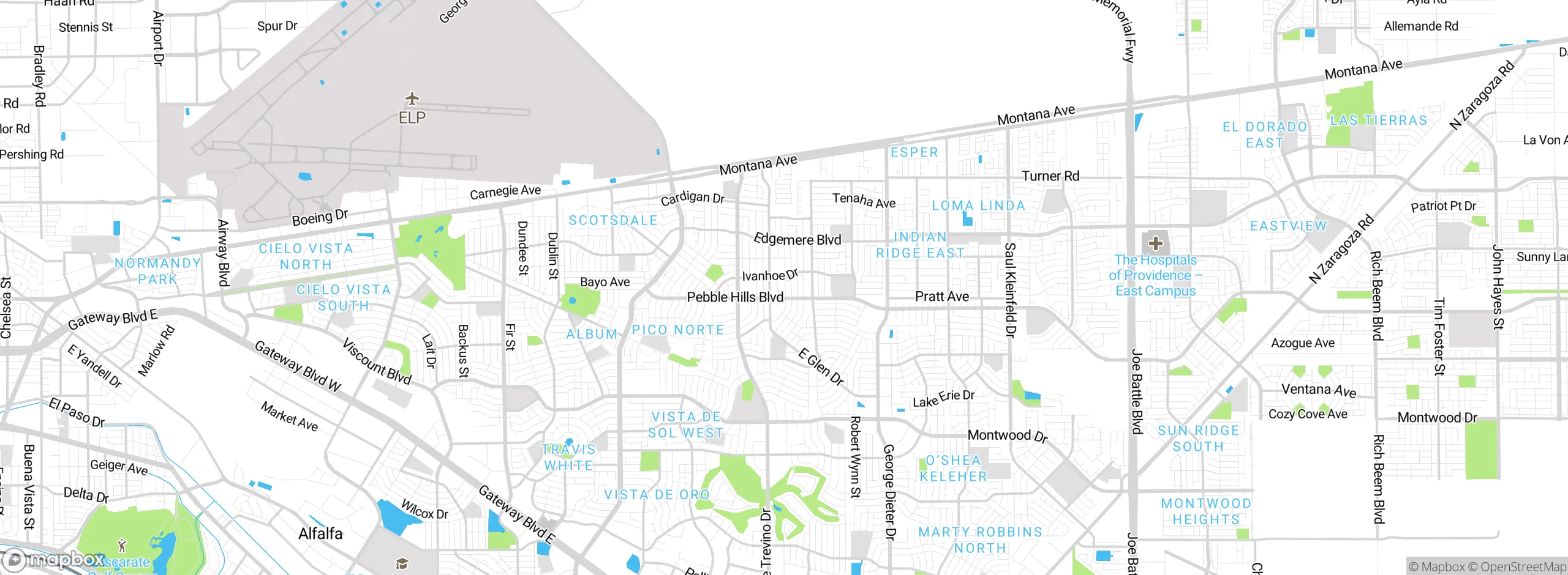 Map showing approximate location