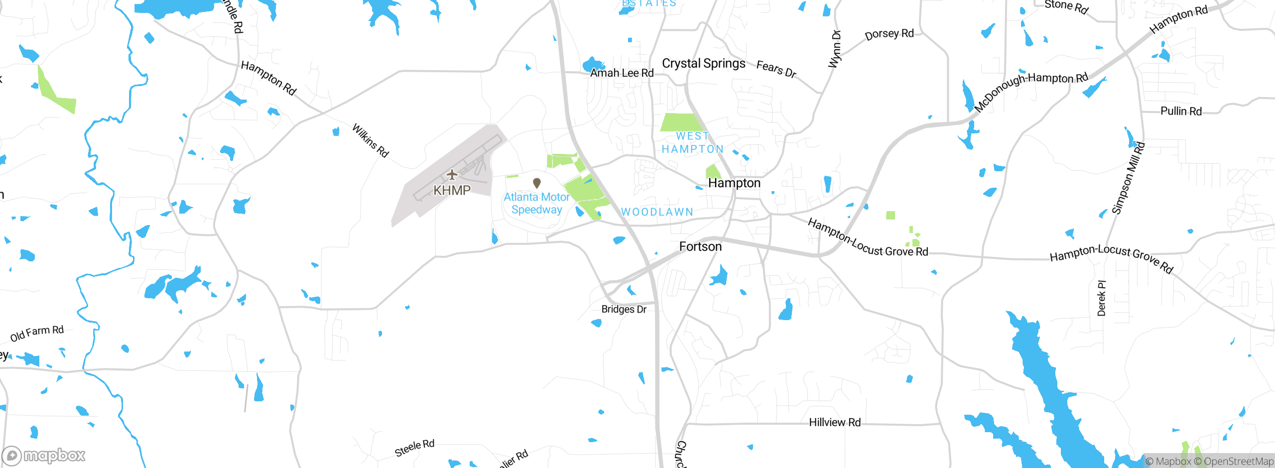 Map showing approximate location