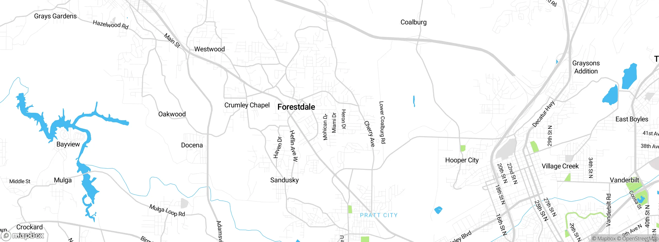 Map showing approximate location