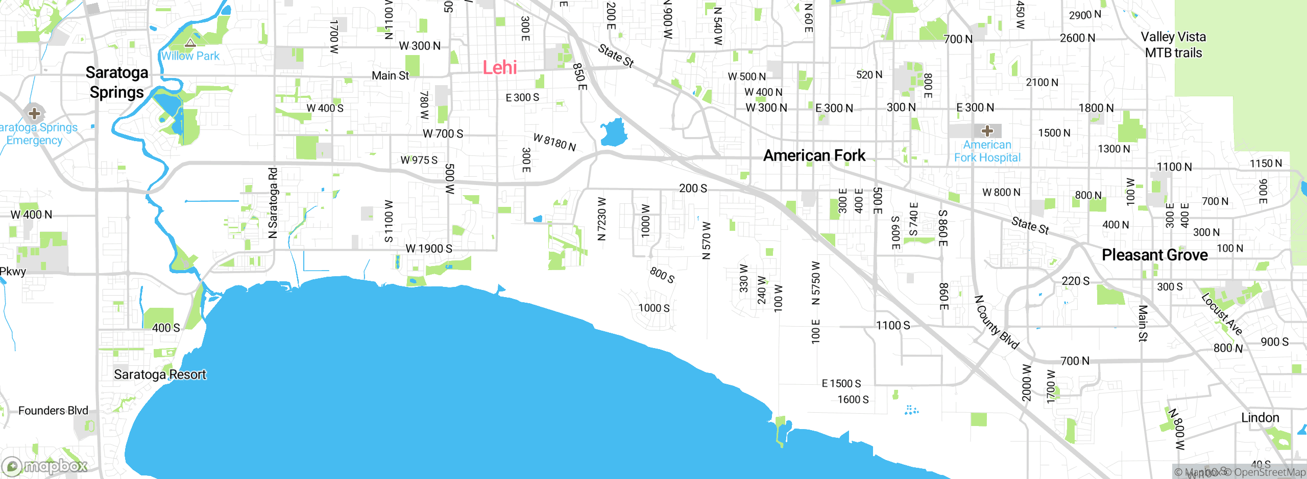Map showing approximate location