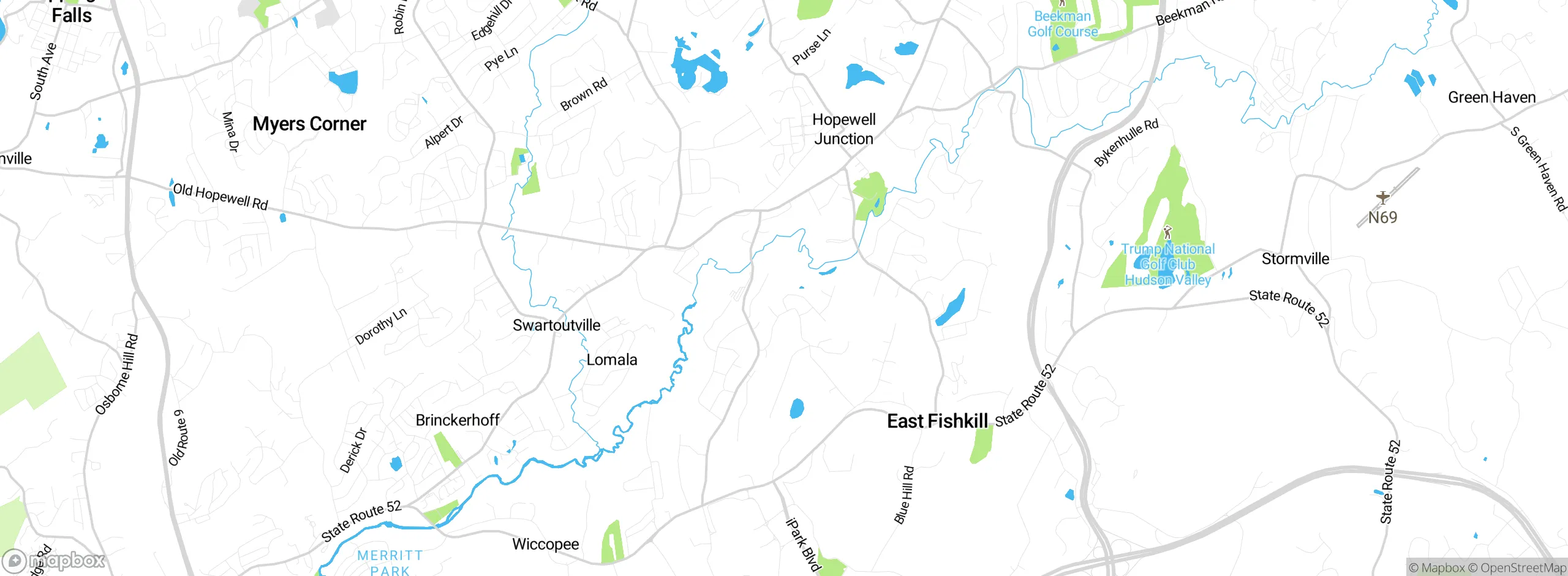 Map showing approximate location