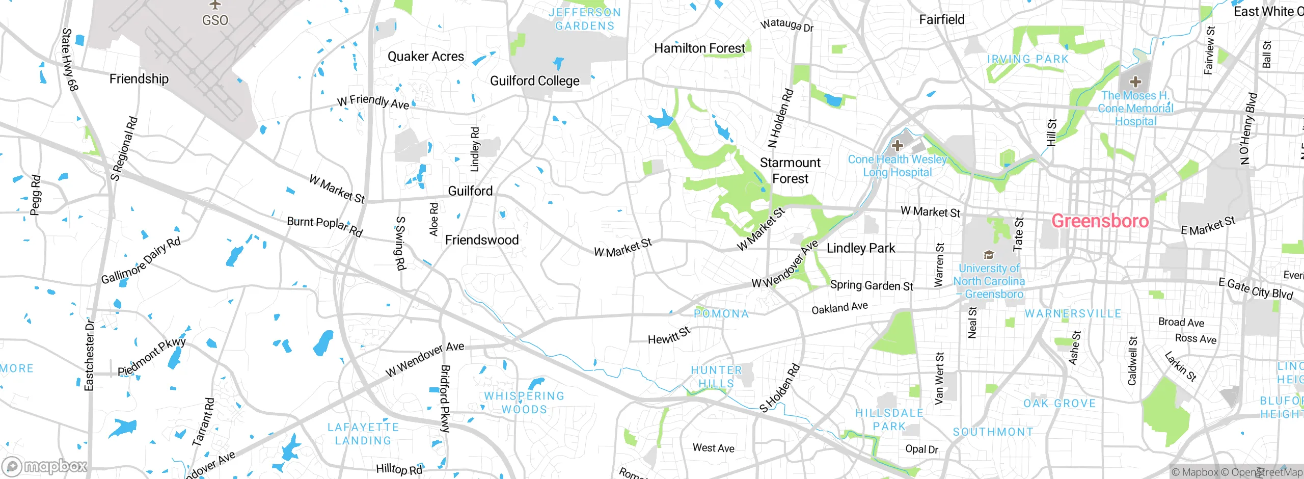 Map showing approximate location