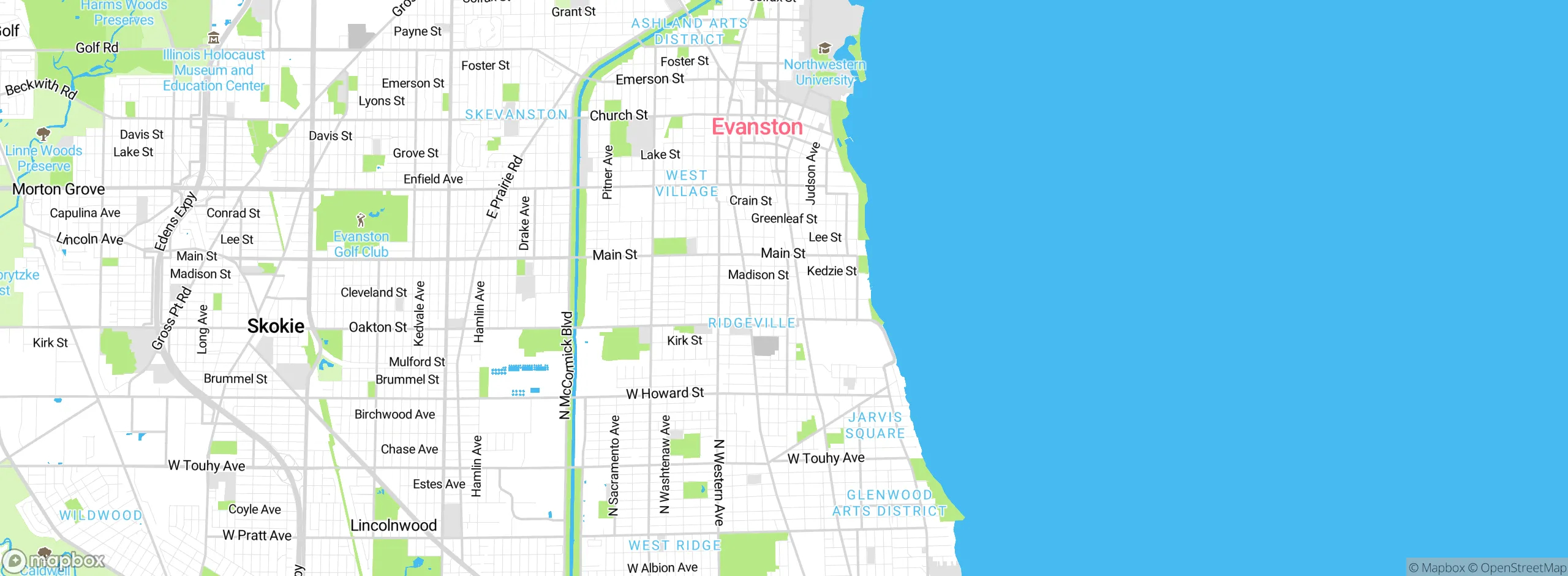 Map showing approximate location