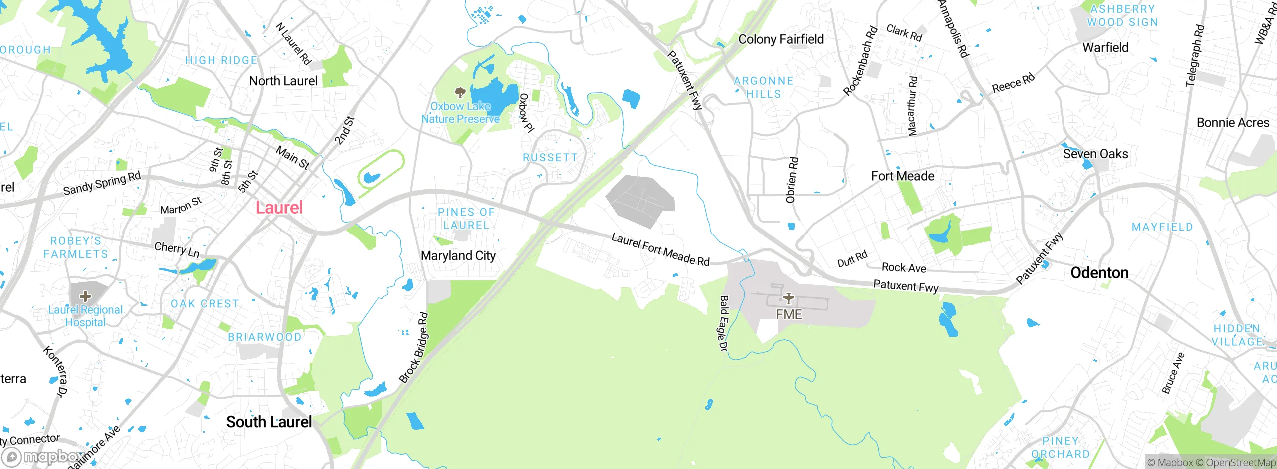 Map showing approximate location