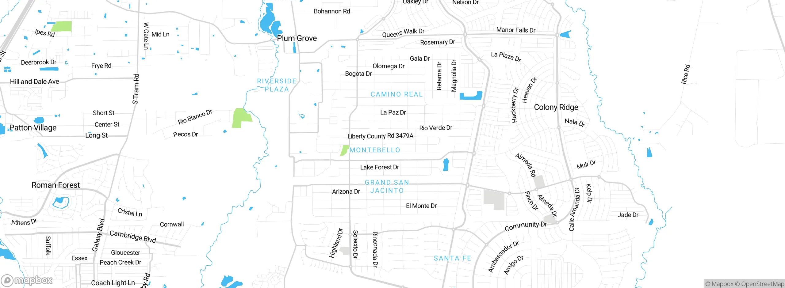 Map showing approximate location
