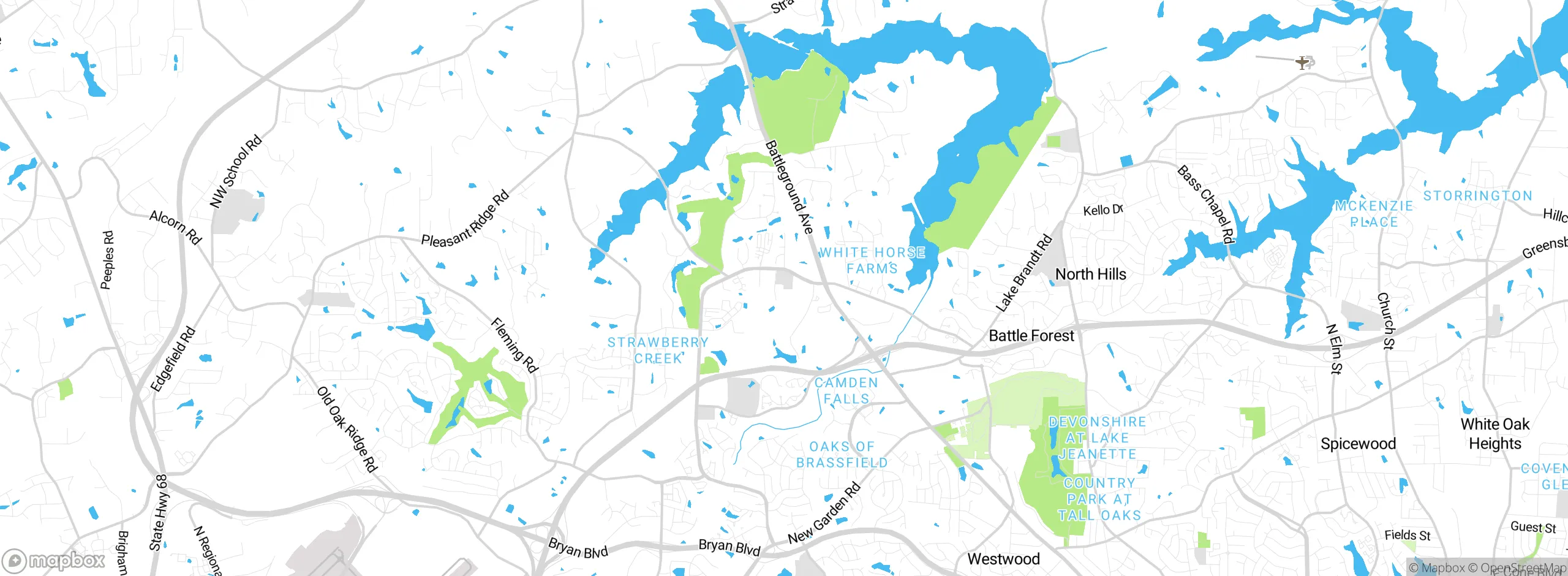 Map showing approximate location