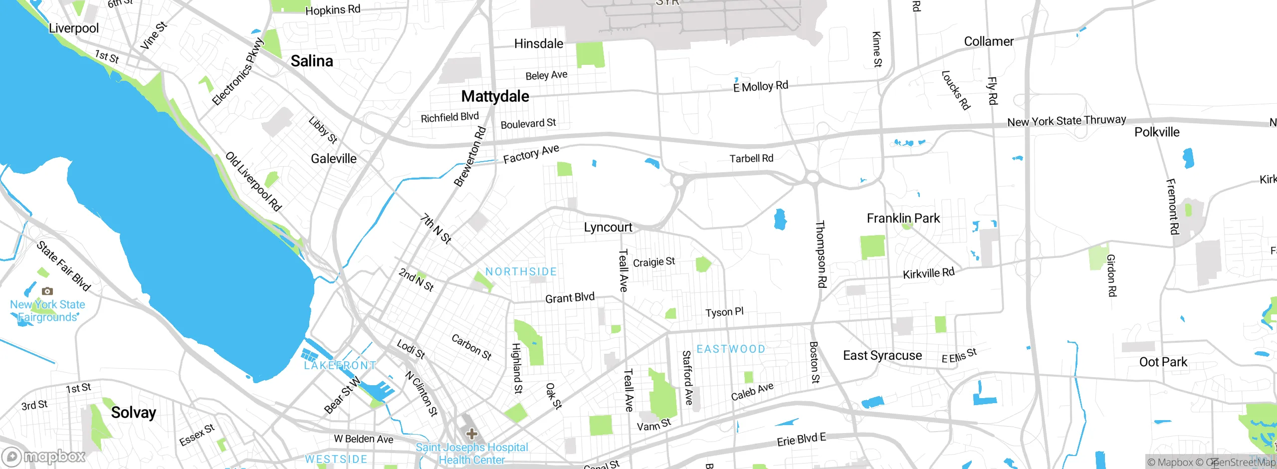 Map showing approximate location