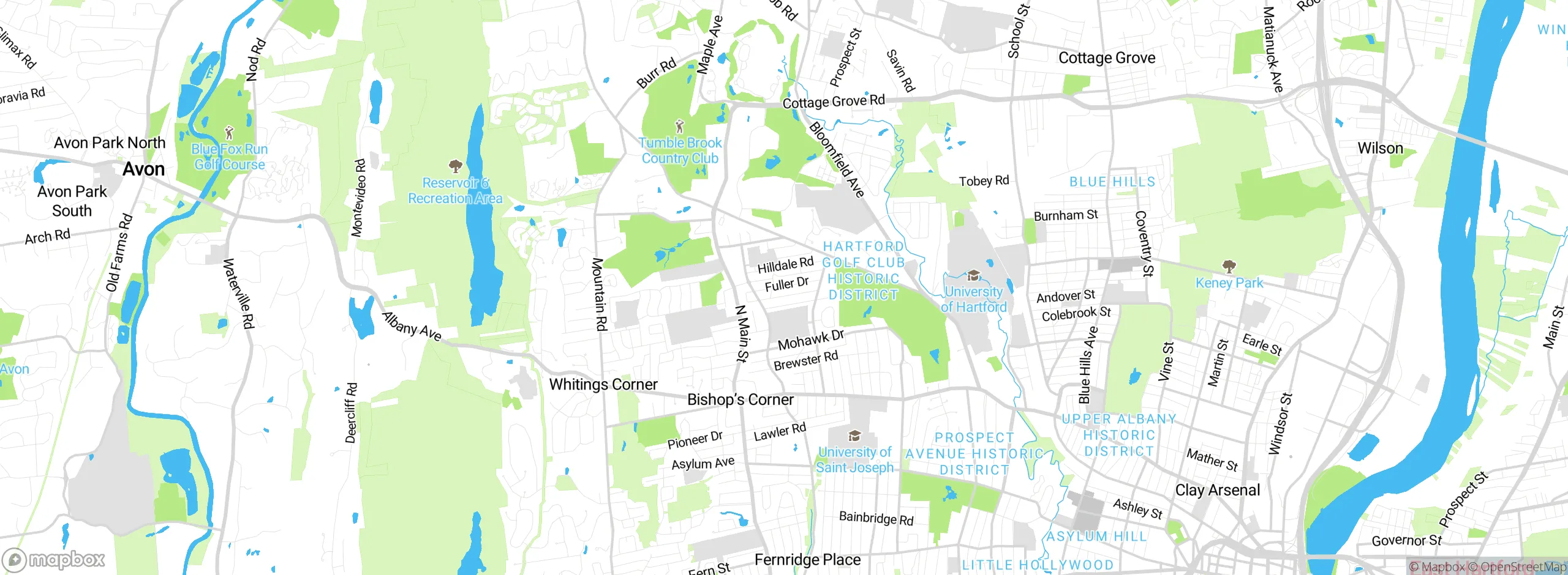 Map showing approximate location