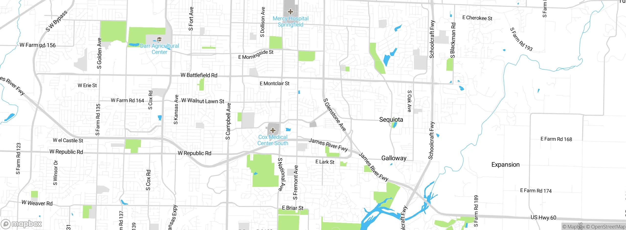 Map showing approximate location