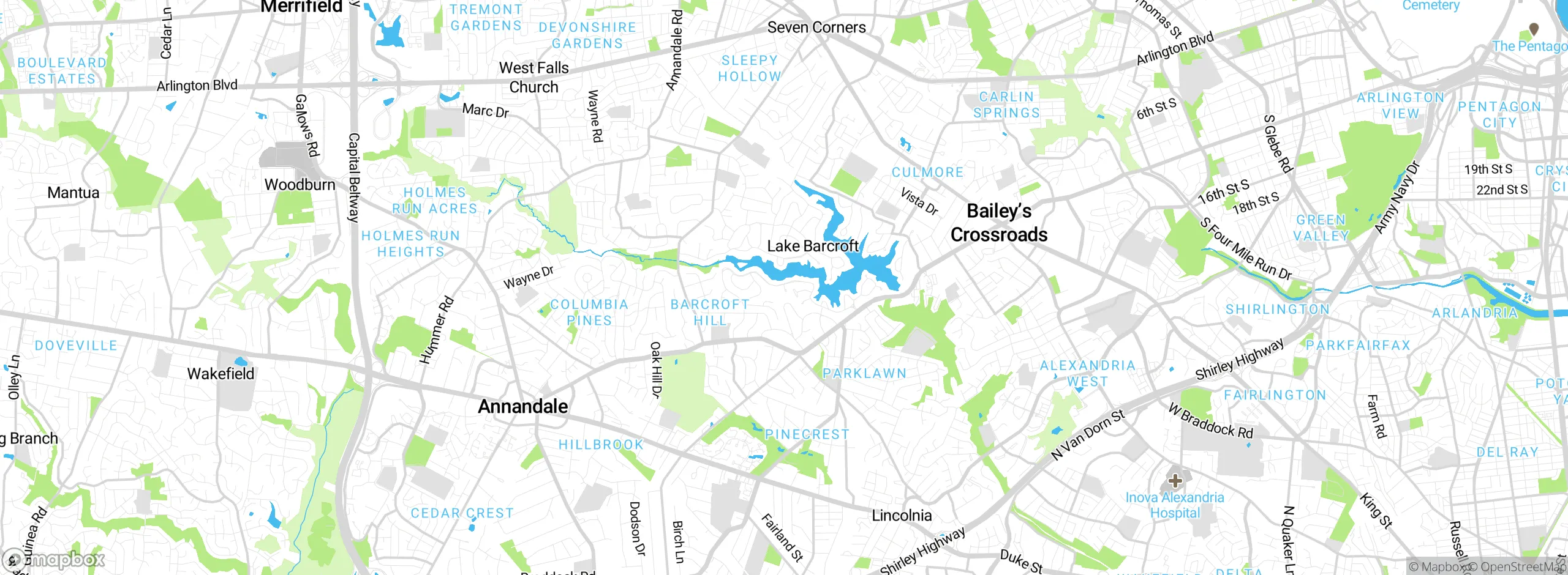 Map showing approximate location