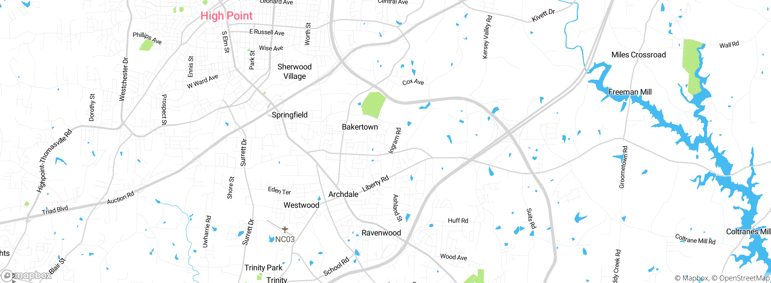 Map showing approximate location