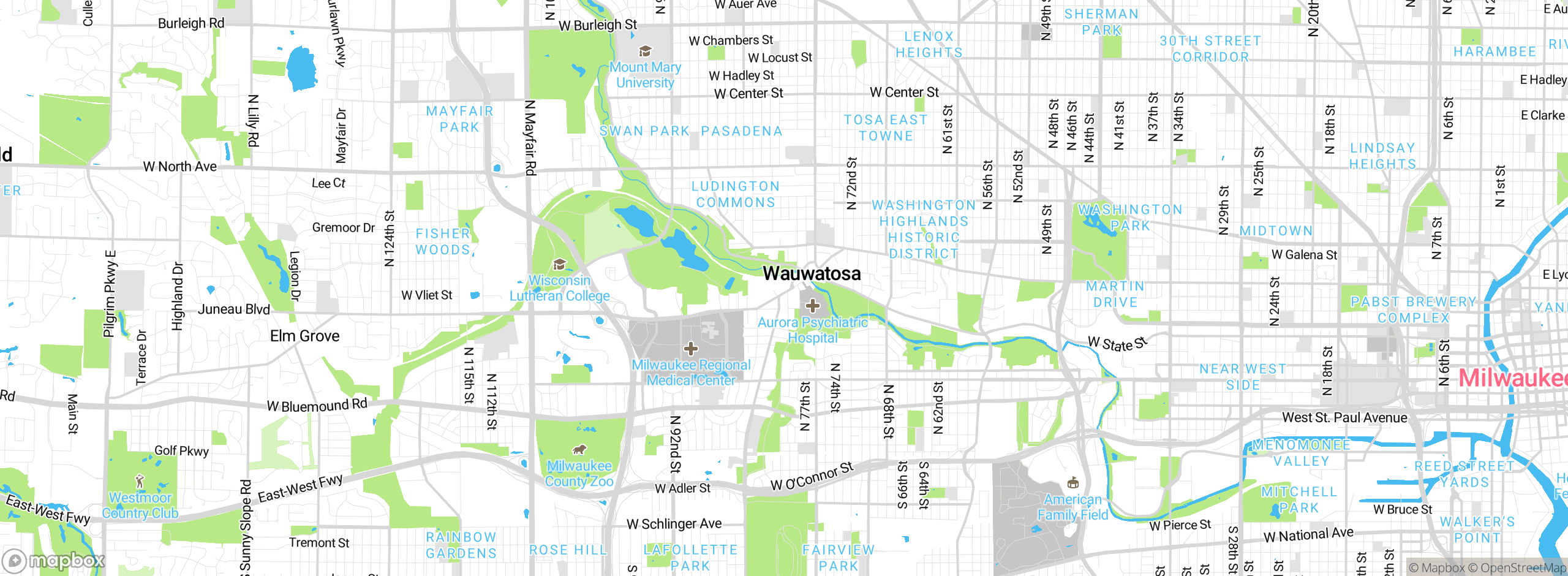 Map showing approximate location