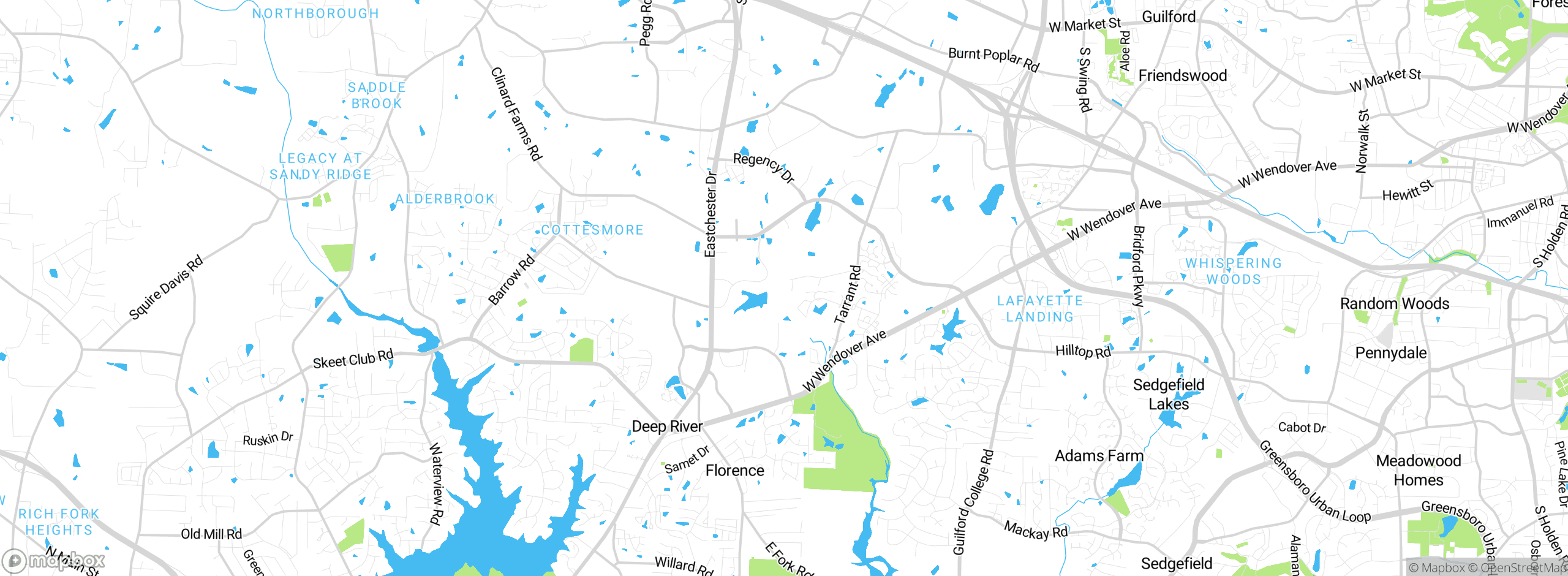 Map showing approximate location