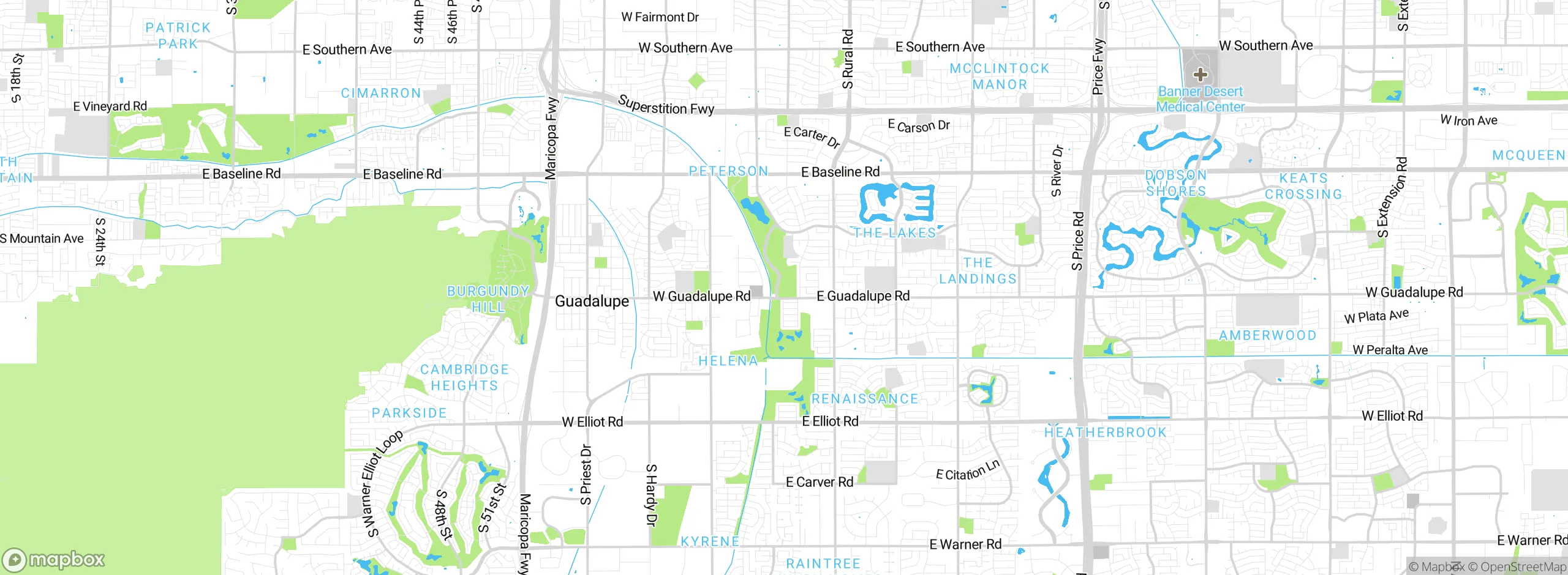 Map showing approximate location