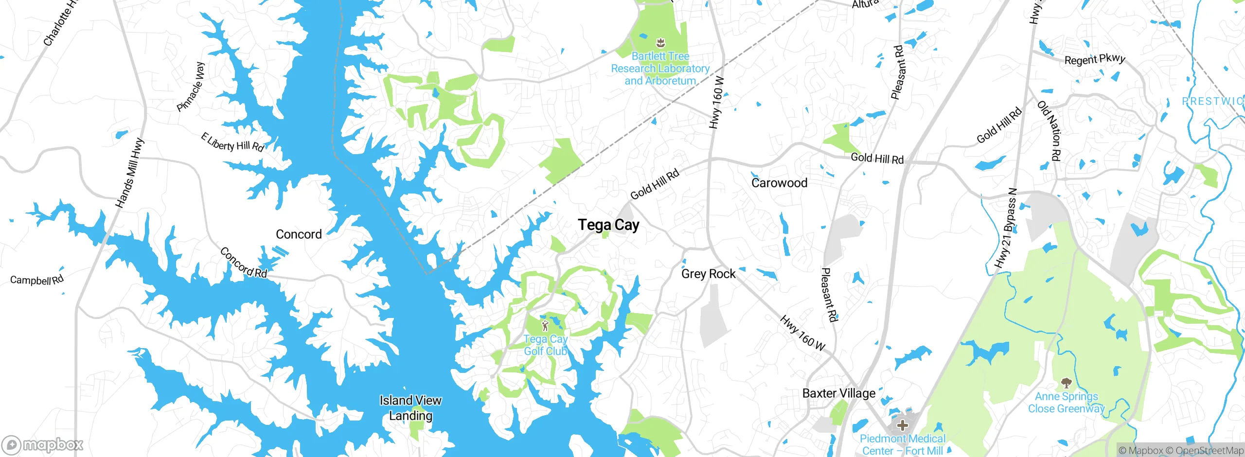 Map showing approximate location