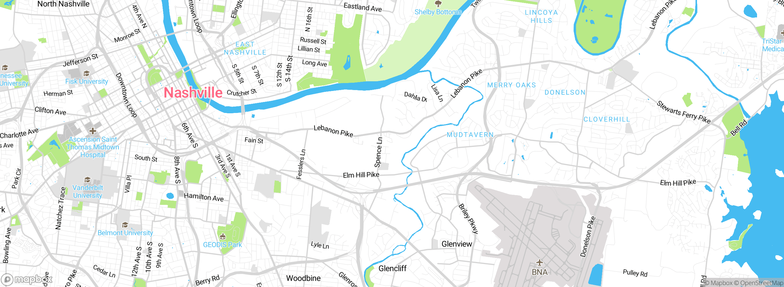 Map showing approximate location