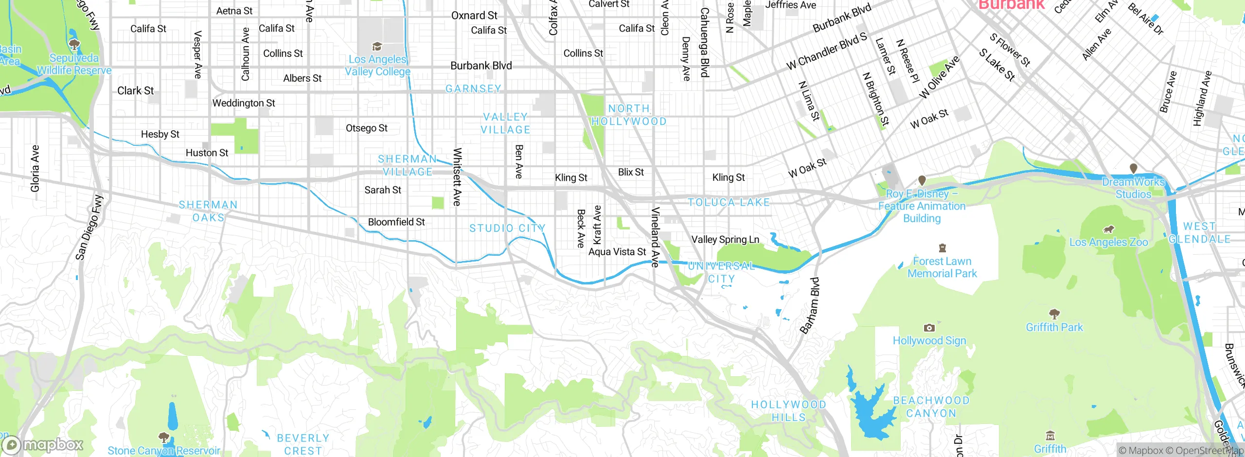 Map showing approximate location