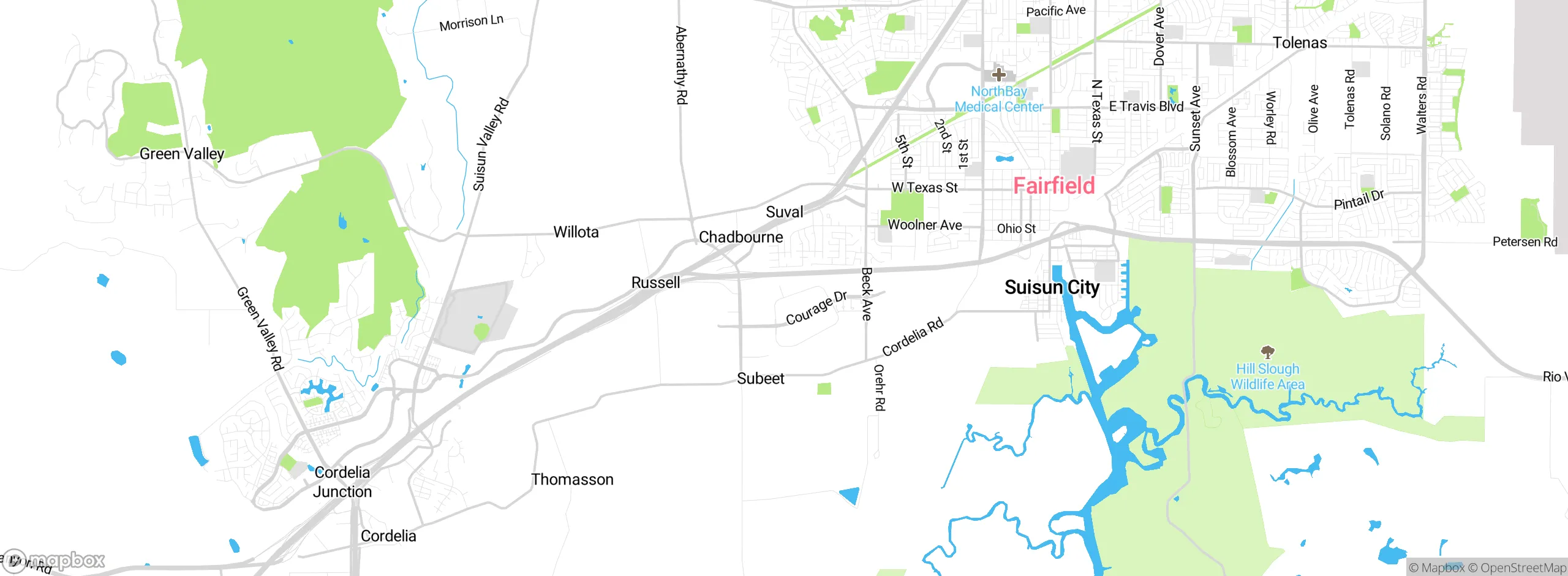Map showing approximate location