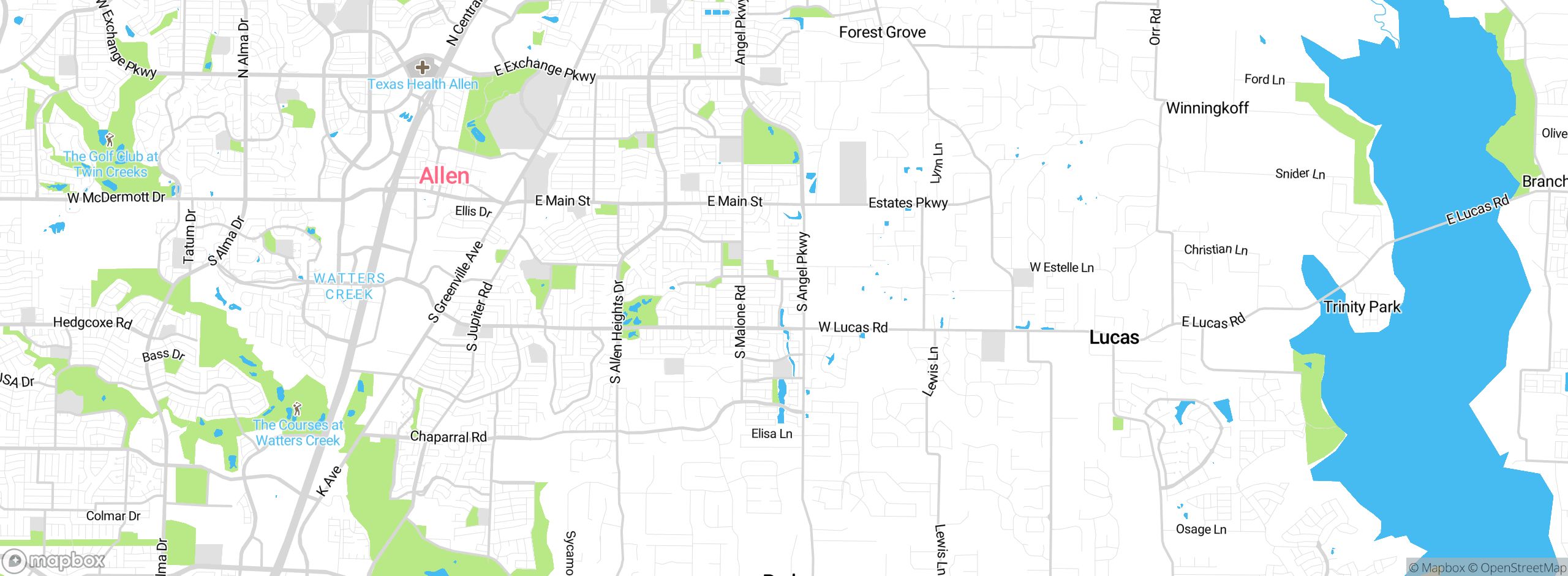 Map showing approximate location