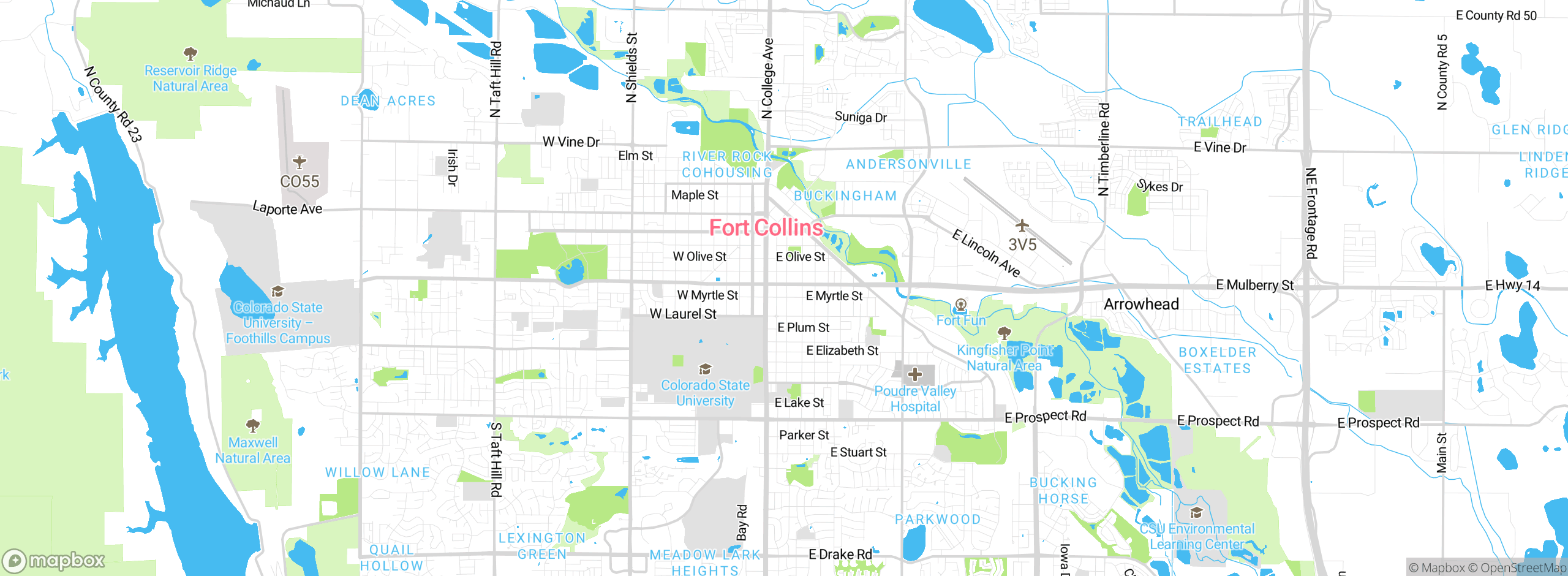 Map showing approximate location