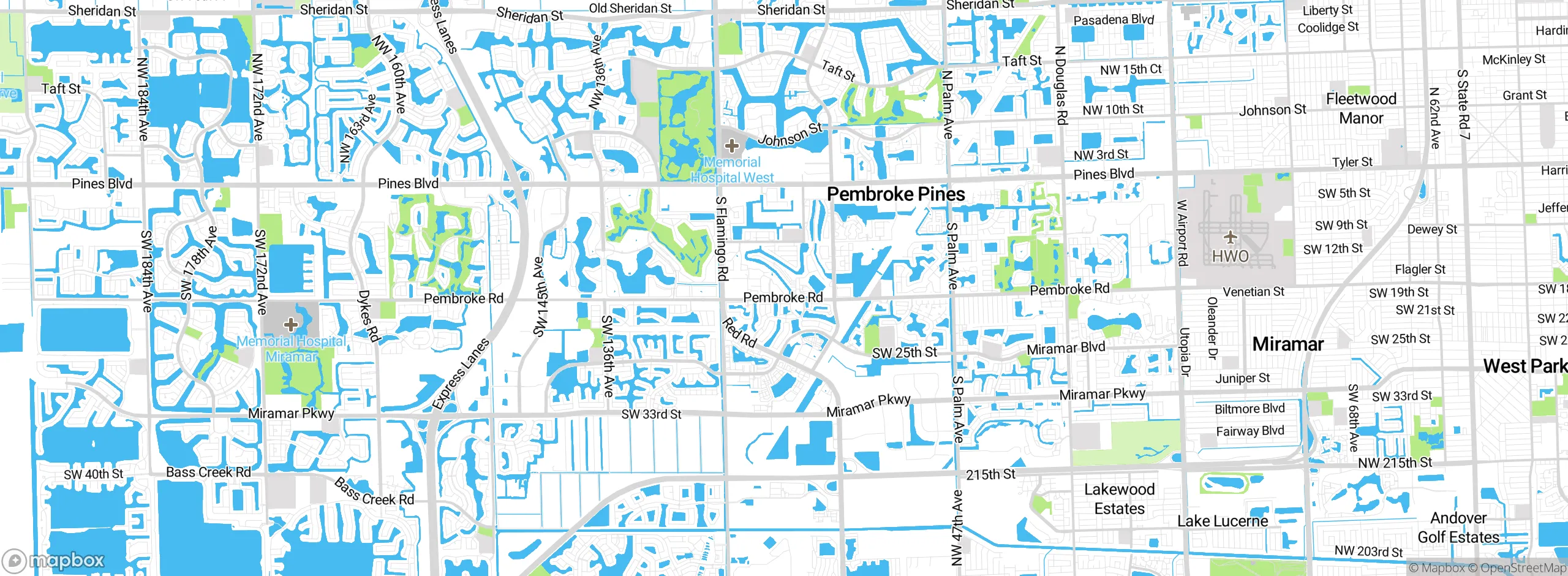 Map showing approximate location