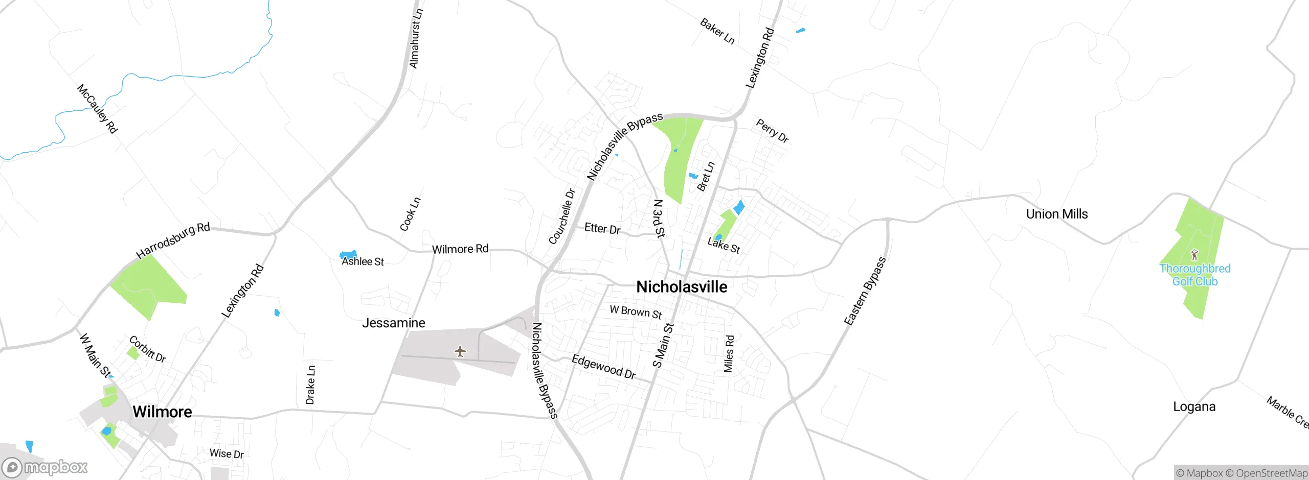Map showing approximate location
