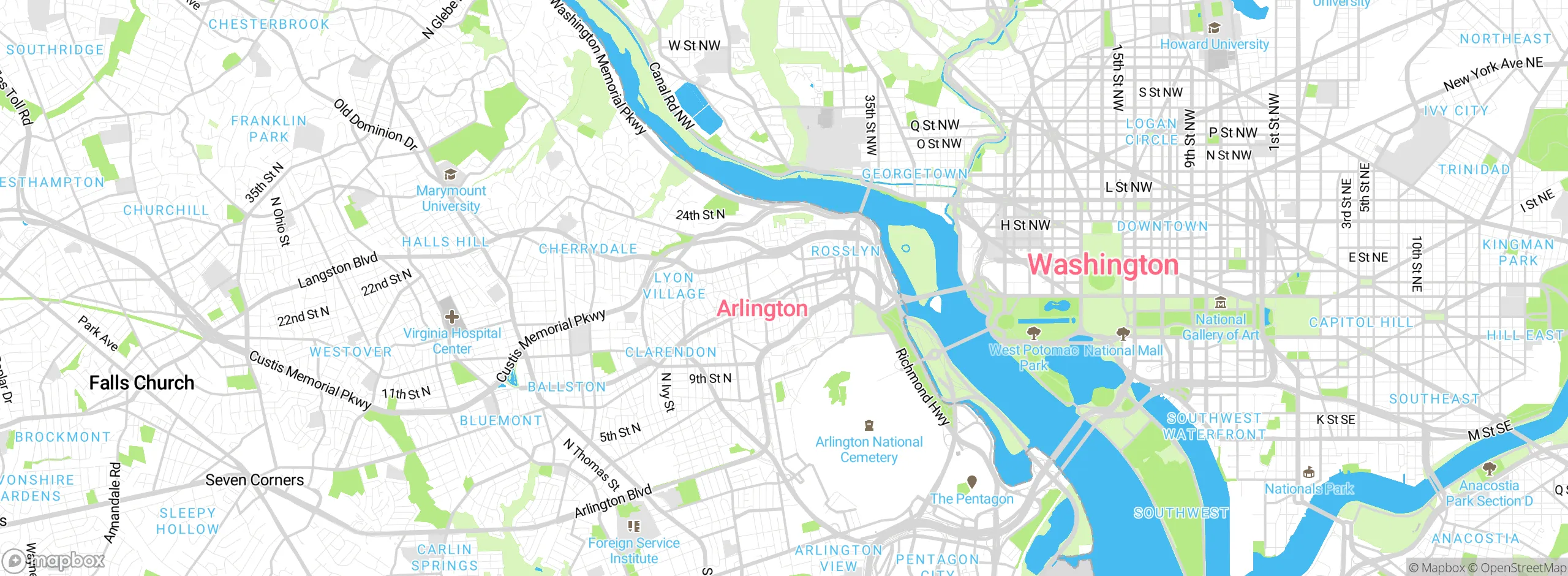 Map showing approximate location