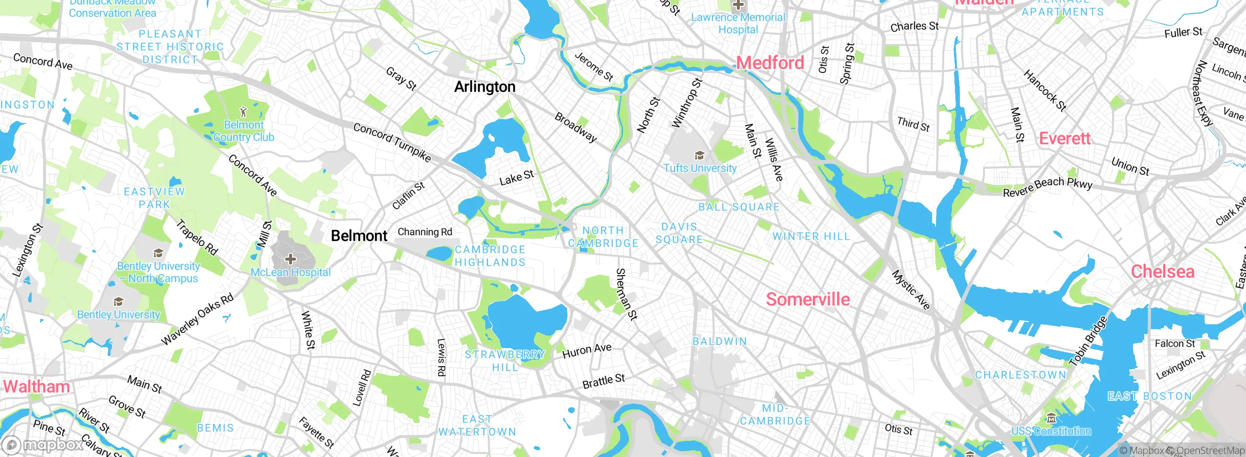 Map showing approximate location