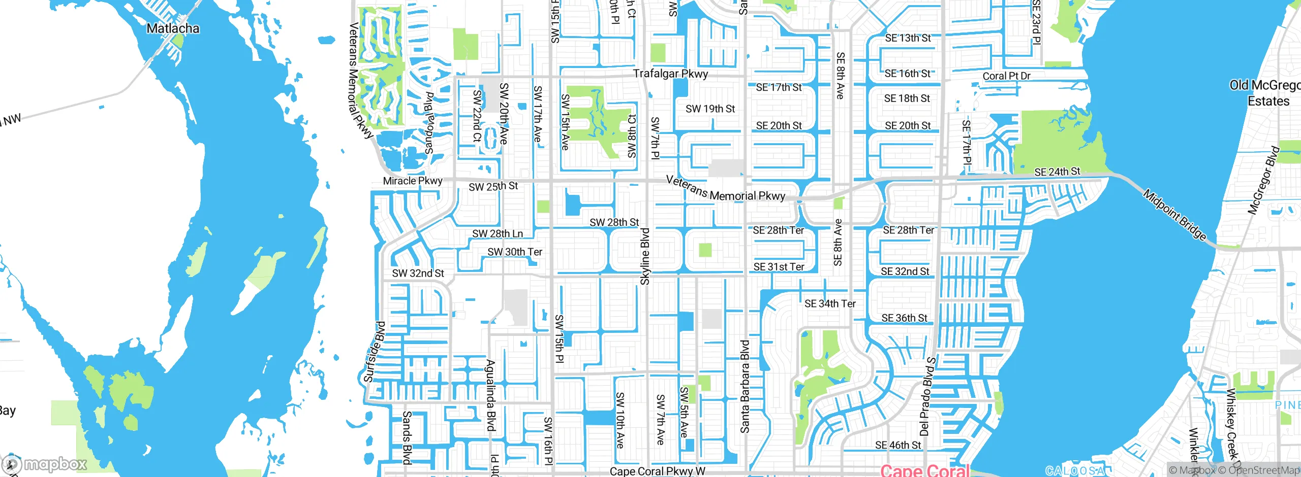 Map showing approximate location
