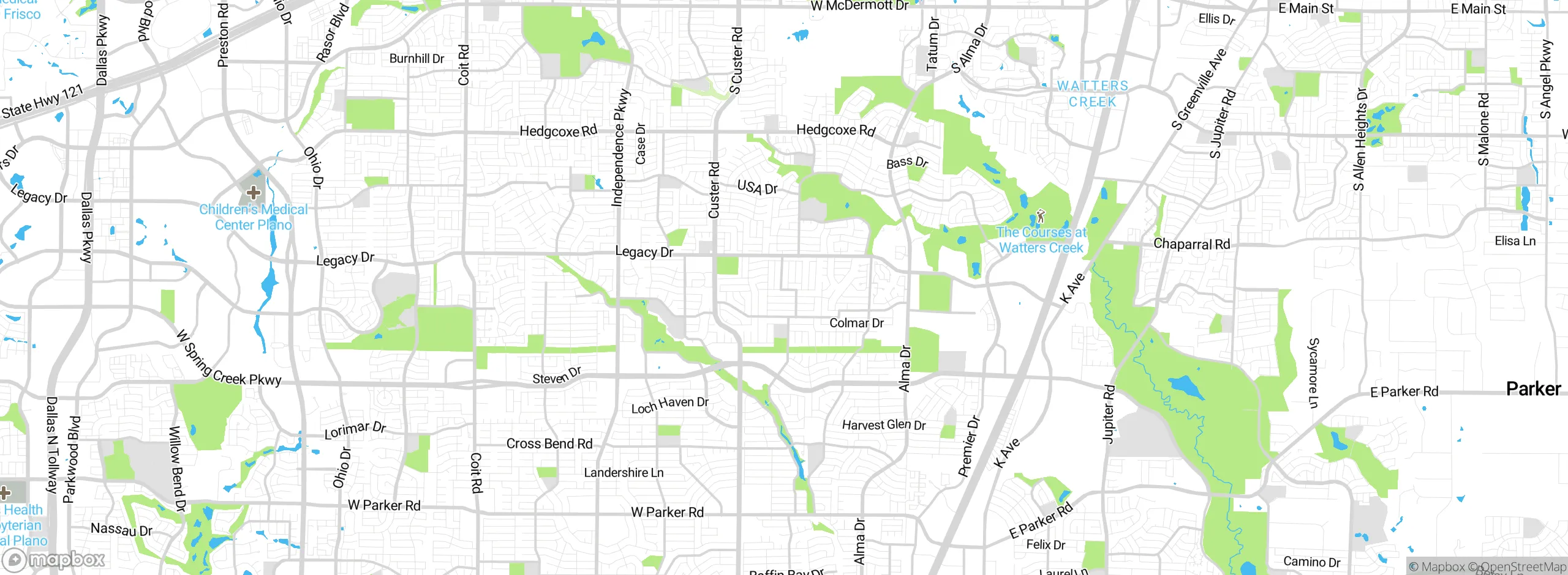 Map showing approximate location