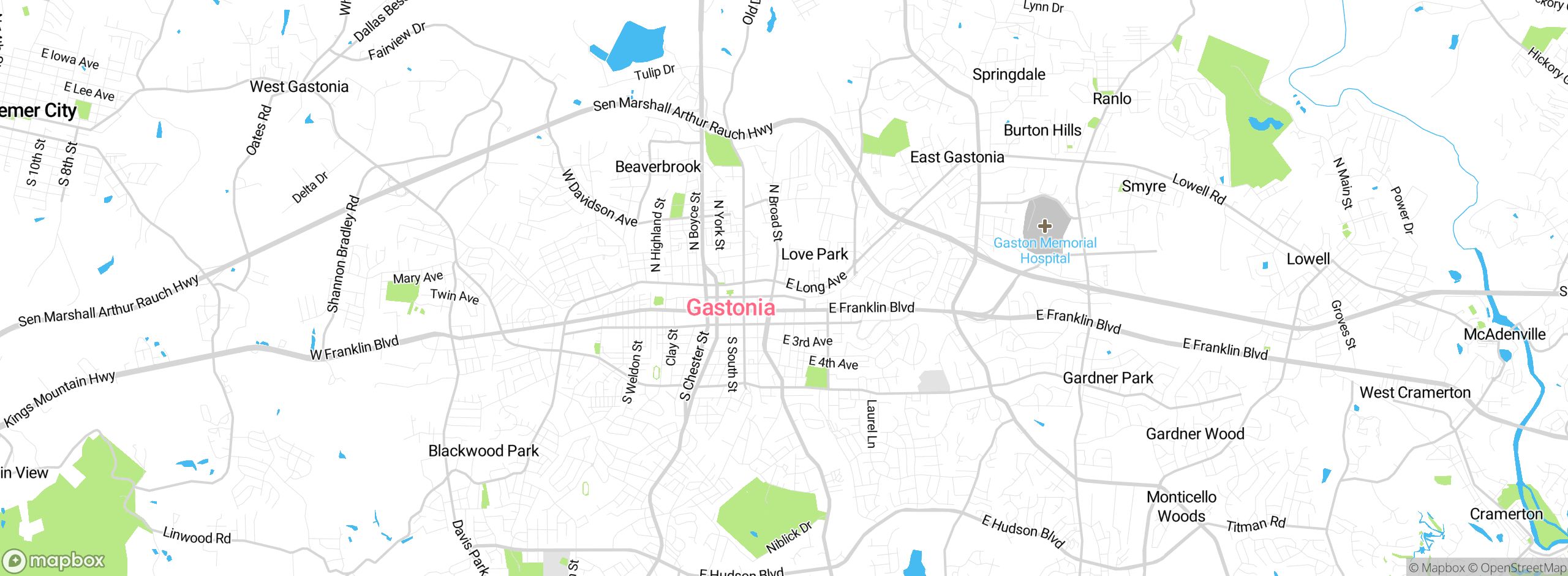 Map showing approximate location