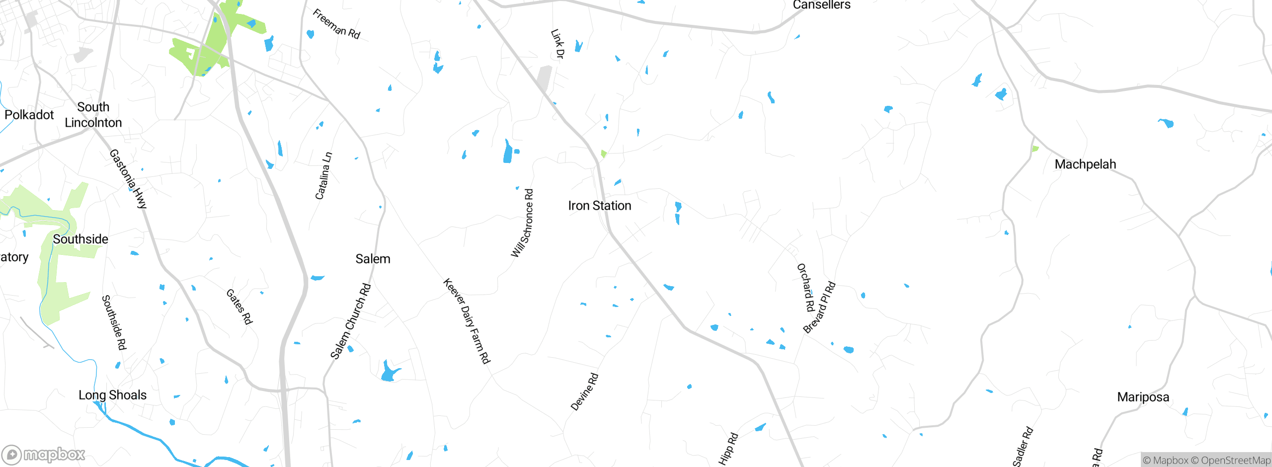 Map showing approximate location