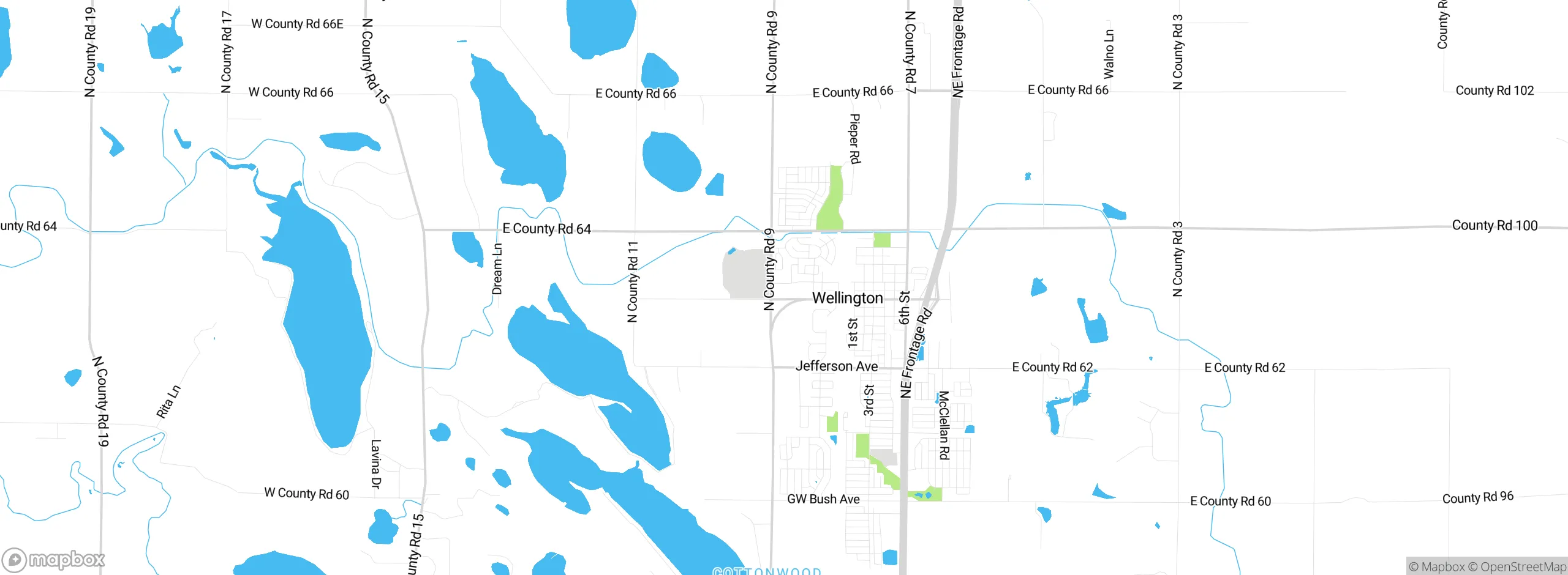 Map showing approximate location