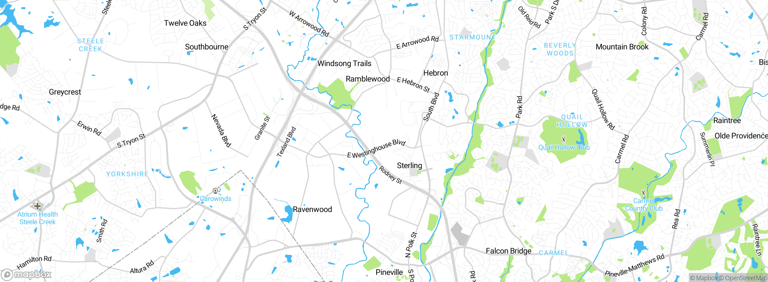 Map showing approximate location