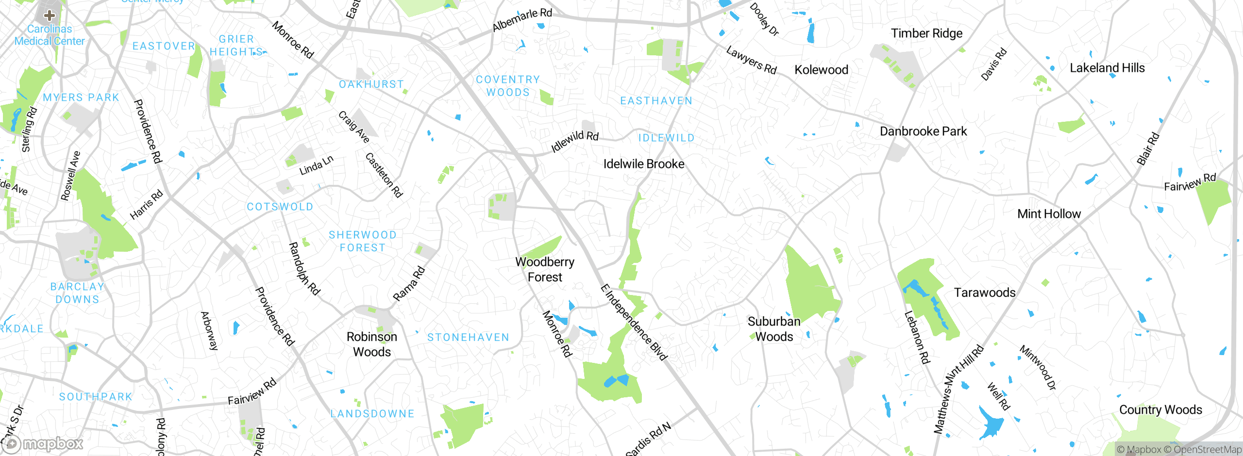 Map showing approximate location