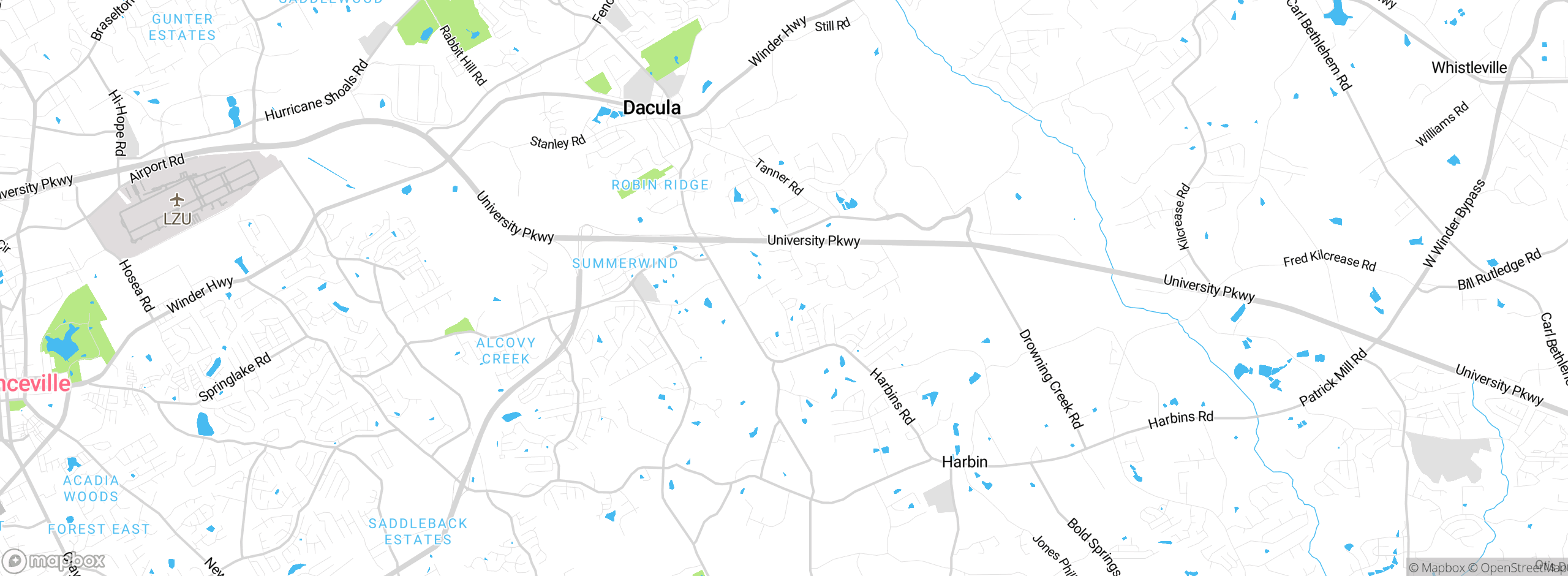 Map showing approximate location