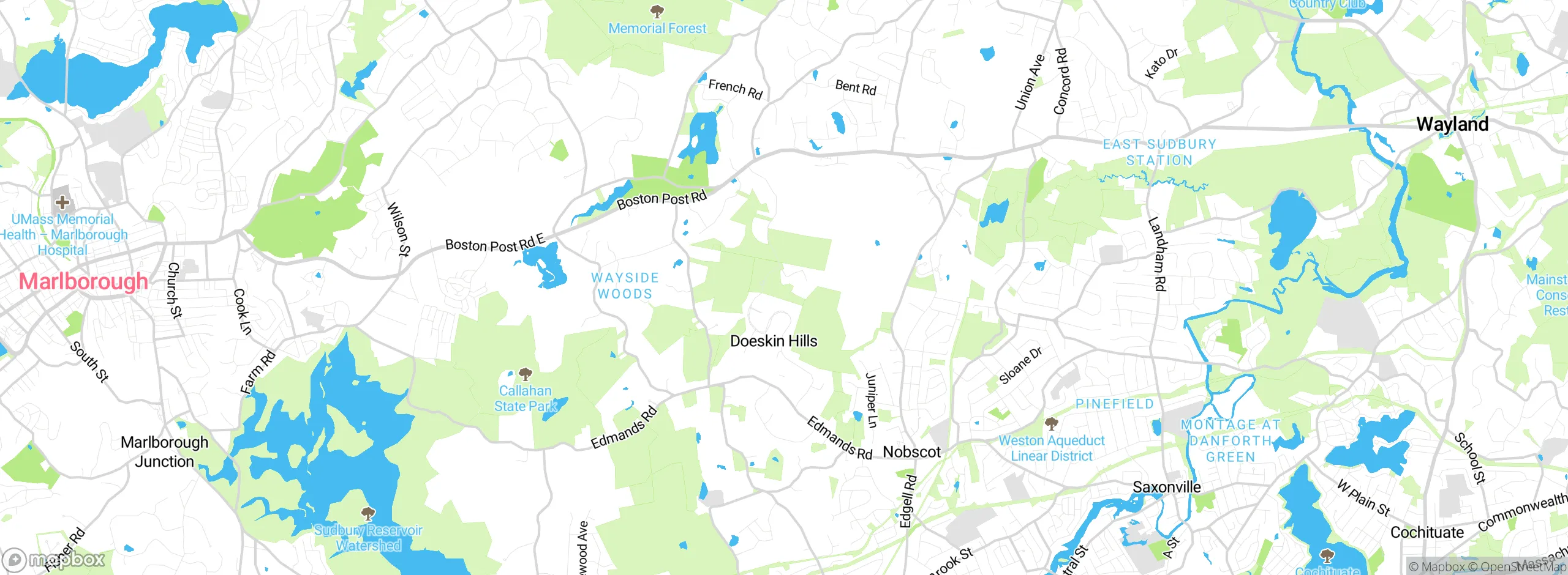 Map showing approximate location