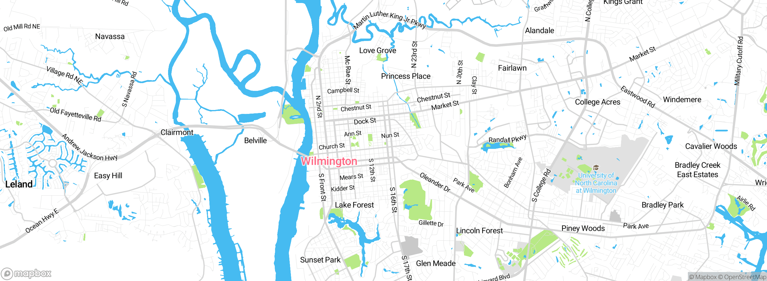 Map showing approximate location
