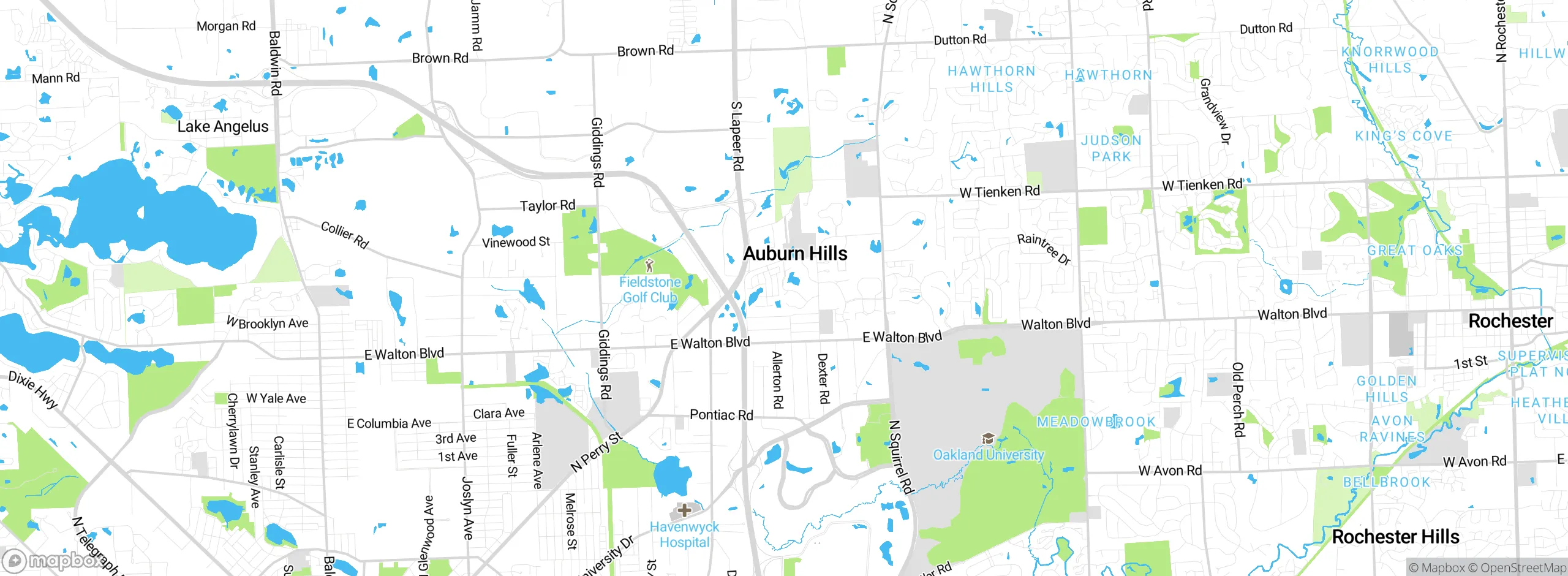 Map showing approximate location