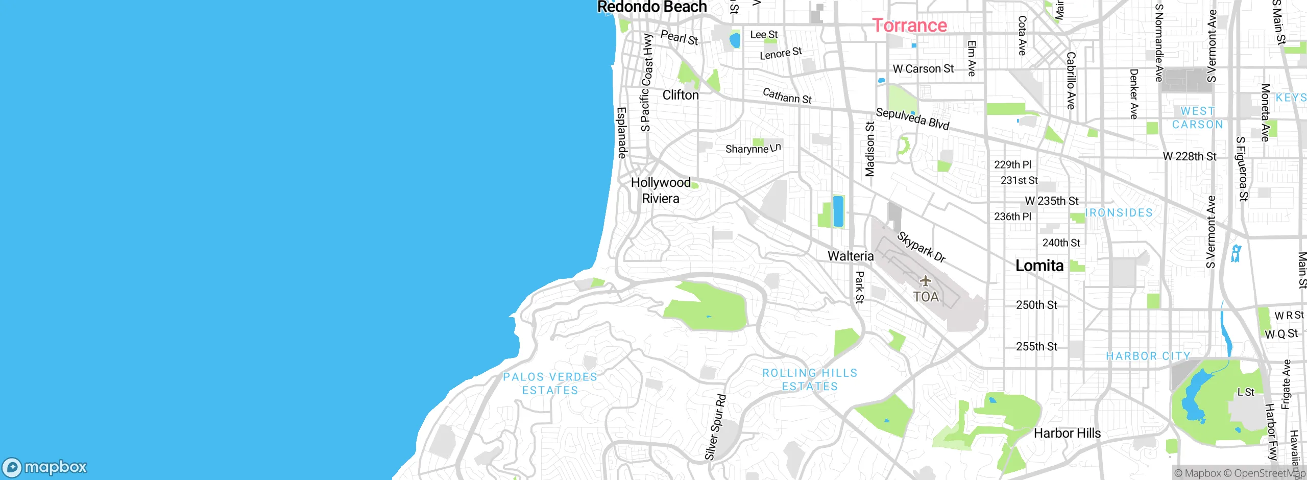 Map showing approximate location