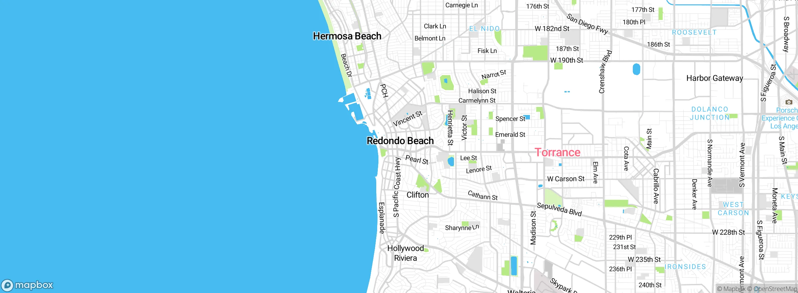 Map showing approximate location